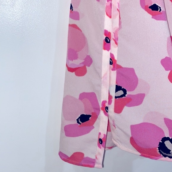 CABI floating poppies print floral top size xsmall - Picture 5 of 11